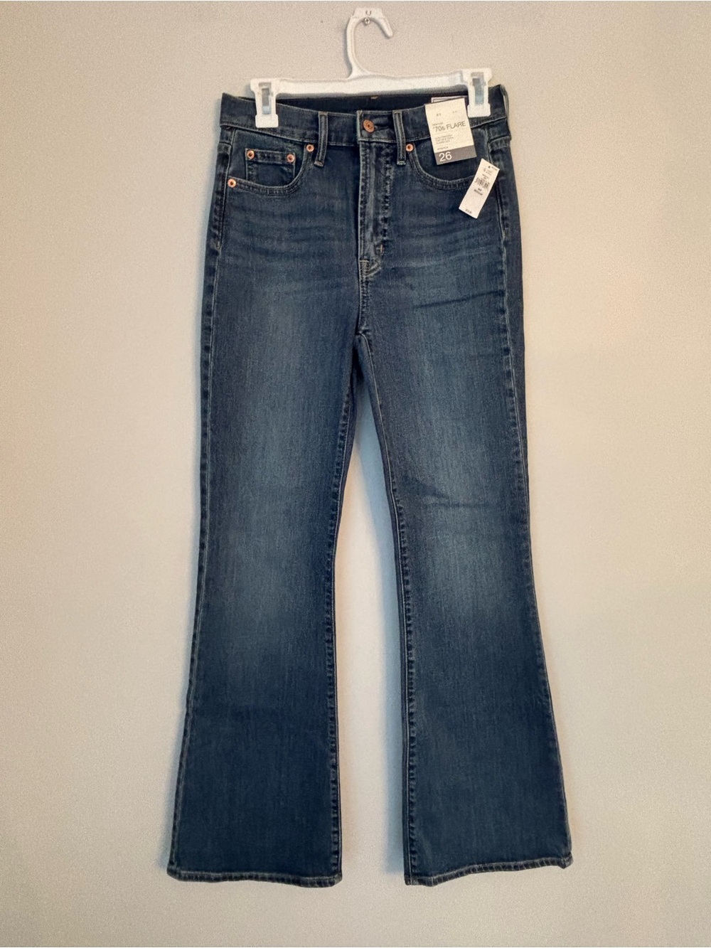 GAP Light Blue Denim 70s High-Rise Flare Jeans Size 26 NWT